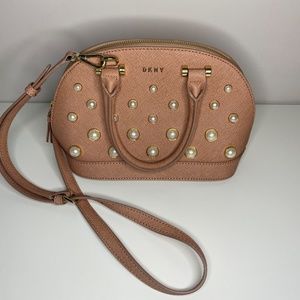 DKNY handbag with pearls